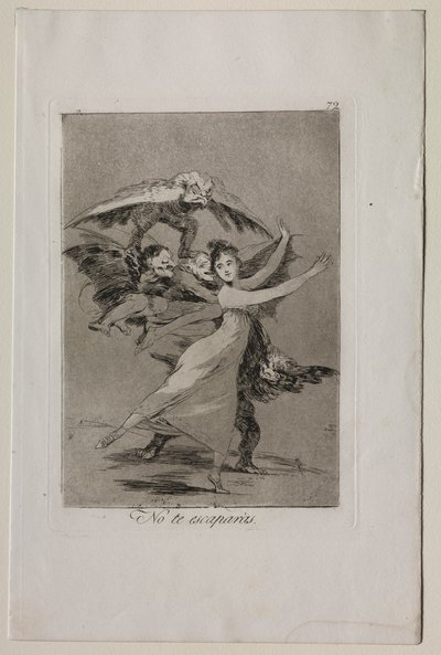 Caprichos: Du wirst nicht entkommen von Francisco de Goya