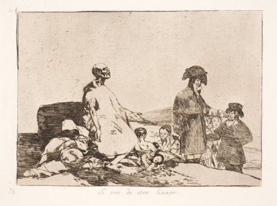 Sie sind von einer anderen Rasse (61) von Francisco de Goya