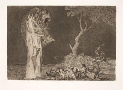 Die törichte Angst (Verliere nicht das Ansehen wegen Angst) von Francisco de Goya