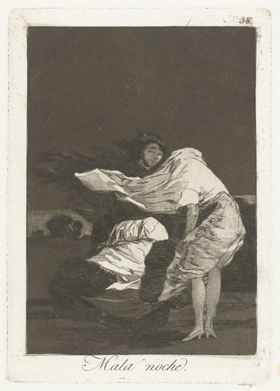 Eine schlechte Nacht von Francisco de Goya