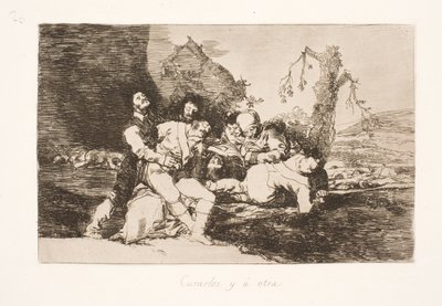 Er verband ihn und kümmerte sich dann um den nächsten (20) von Francisco de Goya