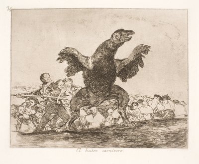 Der Geier (76) von Francisco de Goya