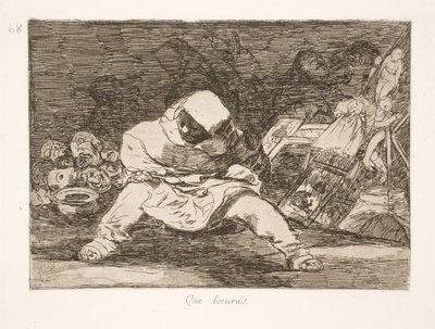 Welcher Wahnsinn! (68) von Francisco de Goya