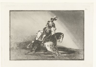 Kaiser Karl V. im Kampf mit einem Stier von Francisco de Goya
