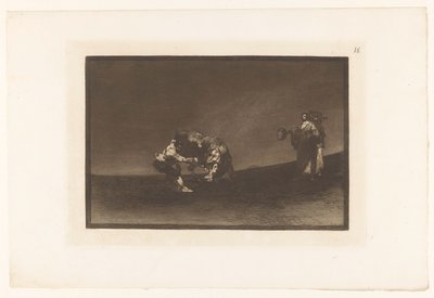 Martincho greift einen Stier bei seinem Horn von Francisco de Goya
