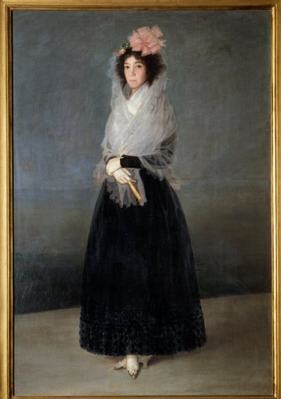 Porträt der Gräfin Del Carpio, Marquise von Solana (1757-1795) von Francisco de Goya