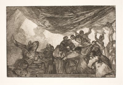 Reiner Unsinn (Ohne an Gott oder den Teufel zu appellieren) von Francisco de Goya