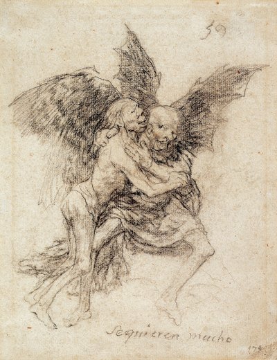 Se quieren mucho (Sie lieben sich sehr) von Francisco de Goya