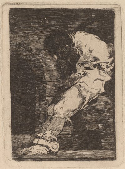 Wenn er schuldig ist, soll er schnell sterben von Francisco de Goya