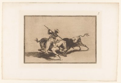 Stierkampf zu Pferd von Francisco de Goya