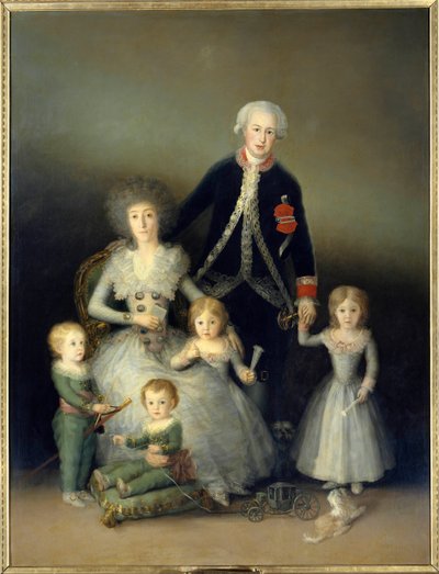 Der Herzog von Osuna, Pedro de Alcantara und seine Familie von Francisco de Goya