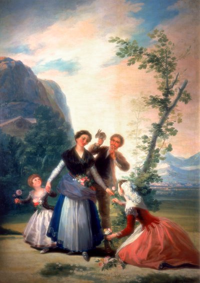 Die Floristen oder Frühling, 1786 von Francisco de Goya