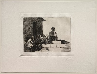 Die Schrecken des Krieges: Appelle sind vergeblich von Francisco de Goya