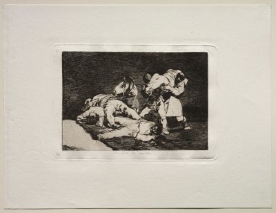 Die Schrecken des Krieges: Es wird dasselbe sein von Francisco de Goya