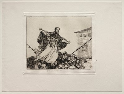 Die Schrecken des Krieges: Möge das Seil reißen von Francisco de Goya