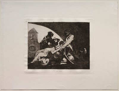 Die Schrecken des Krieges: Weder diese. von Francisco de Goya