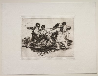 Die Schrecken des Krieges: Zu Recht oder Unrecht von Francisco de Goya