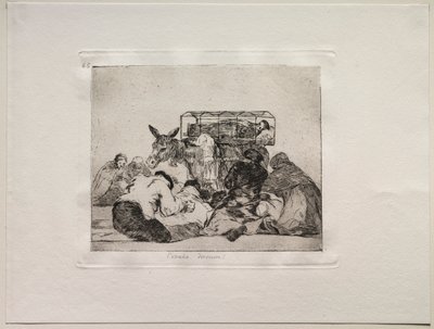 Die Schrecken des Krieges: Seltsame Hingabe! von Francisco de Goya