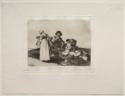 Die Schrecken des Krieges: Das Schlimmste ist zu betteln von Francisco de Goya