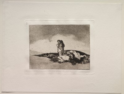 Die Schrecken des Krieges: Niemand hilft ihnen von Francisco de Goya