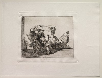 Die Schrecken des Krieges: Das ist nicht weniger so von Francisco de Goya