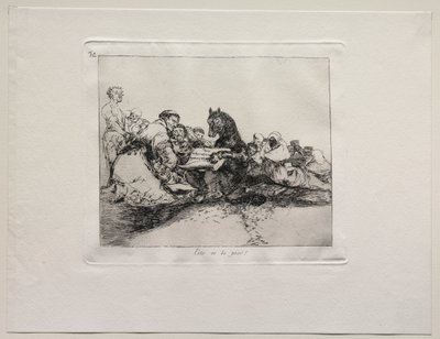 Die Schrecken des Krieges: Das ist das Schlimmste! von Francisco de Goya