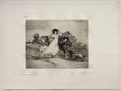 Die Schrecken des Krieges: Was ist das für ein Tumult? von Francisco de Goya