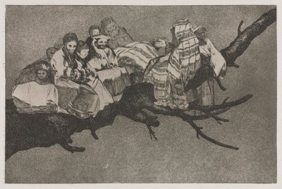 Die Sprichwörter: Lächerlicher Unsinn von Francisco de Goya