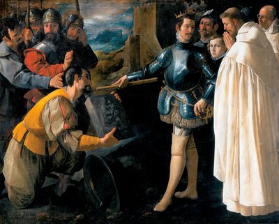 Der heilige Peter Nolasco findet das Bild der Jungfrau von Francisco de Zurbaran