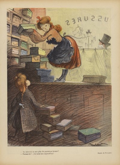 Illustration für Le Rire von Francisque Poulbot