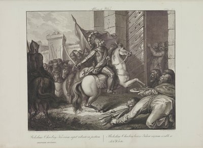 Einzug von Boleslaw dem Tapferen in Kiew von Smuglewicz, Franciszek von Franciszek Smuglewicz