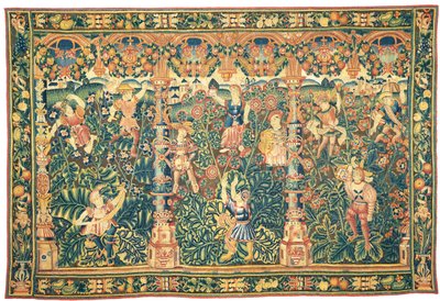 Exotische Grün-Tapisserie, möglicherweise Tournai, erste Hälfte des 16. Jahrhunderts von Franco Flemish School