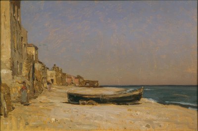 Dorf am Mittelmeer von Francois-Louis-David Bocion