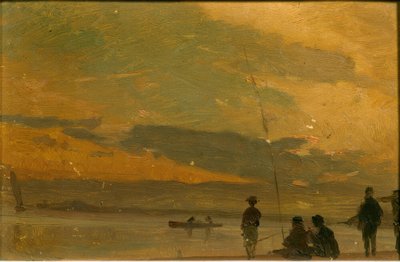 Fischer im Morgengrauen von Francois-Louis-David Bocion