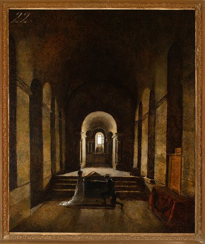 Der Schwur (Kapelleninneres) von Francois-Marius Granet