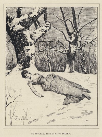 Selbstmord von Francois Auguste Didier Clovis