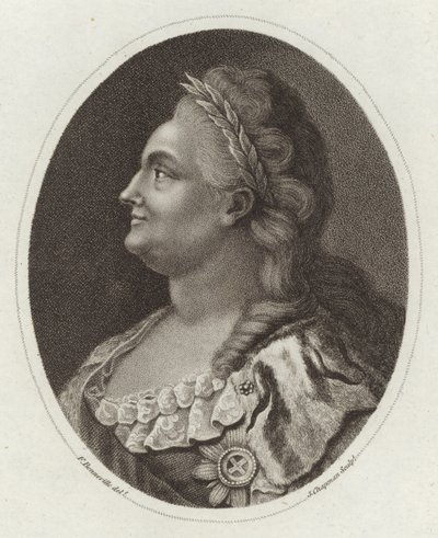 Katharina die Große von Francois Bonneville
