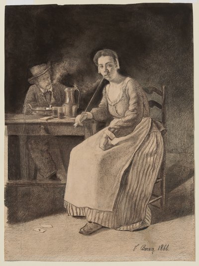 Inneres einer Schenke von François Bonvin