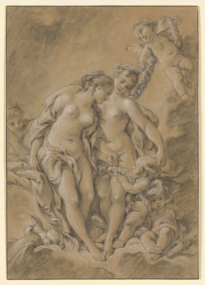 Nymphen und Cupidos von François Boucher