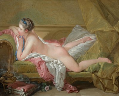 Ruhendes Mädchen von François Boucher