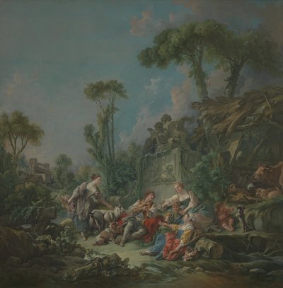 Hirtenidyll von François Boucher