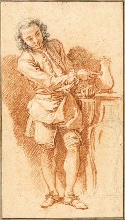Studie eines Dieners mit Kaffeekanne, um 1739 von François Boucher