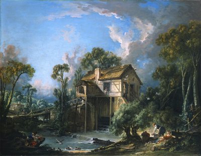 Mühle in Charenton von François Boucher