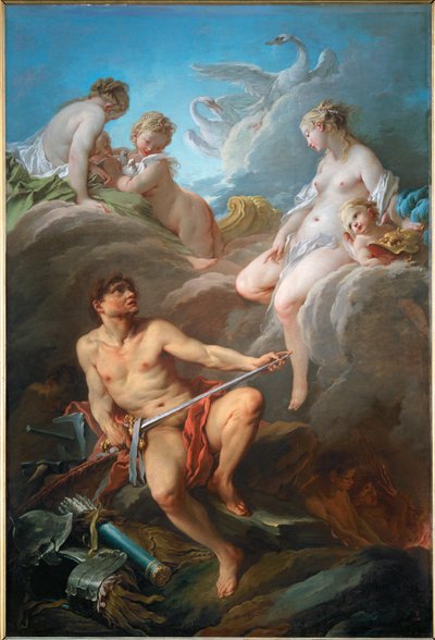 Venus bittet Vulkan, Waffen für Aeneas zu schmieden von François Boucher