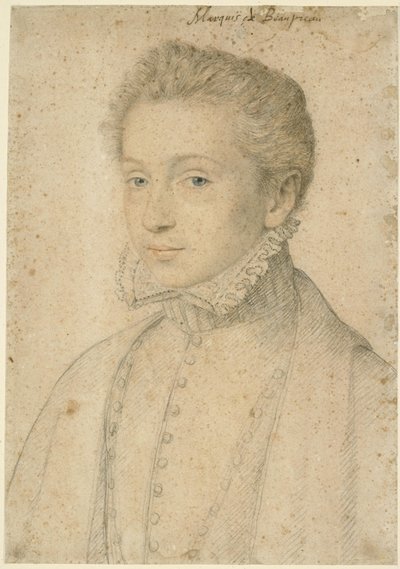 Porträt des Henri de Bourbon, Marquis des Beaupréau von François Clouet