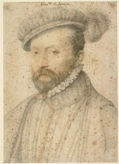 Bildnis des Philibert de Marcilly, Herr von Sipierre von François Clouet