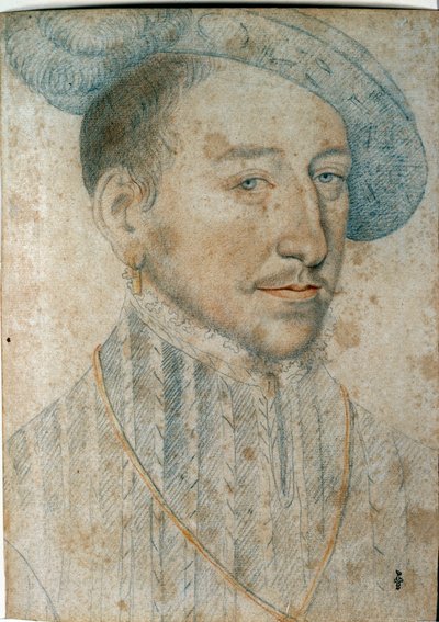 Porträt von Heinrich II (1519 - 1559), König von Frankreich von François Clouet
