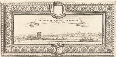 Titelseite für Callots "Verschiedene italienische Landschaften" von Francois Collignon