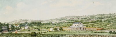 Ein Bahnhof in den Vororten von Paris, 1846 von Francois Debret