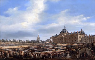 Verteilung von Fahnen an die Nationalgarde, 29. August 1830 von Francois Dubois